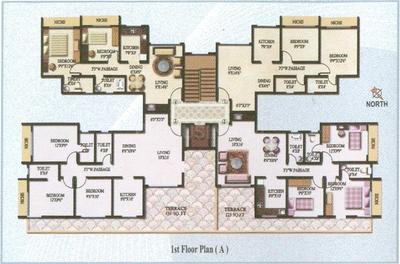 Project Image of 615.0 - 886.0 Sq.ft 1 BHK Apartment for buy in Sagar Sky Height