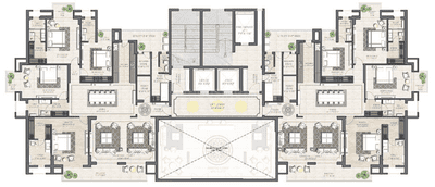 Project Image of 2255.0 - 2466.0 Sq.ft 4 BHK Apartment for buy in Omaxe Grand Phase 6