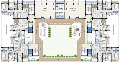 Project Image of 1550.0 - 1650.0 Sq.ft 3 BHK Apartment for buy in Happy Galaxy