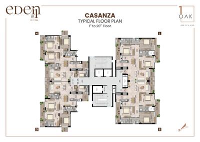 Project Image of 1170.9 - 1913.07 Sq.ft 3 BHK Apartment for buy in Eden At 1