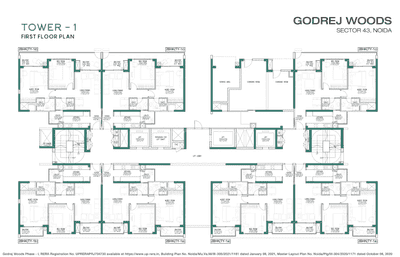 Project Image of 884.04 - 1475.09 Sq.ft 2 BHK Apartment for buy in Godrej Woods Phase 1