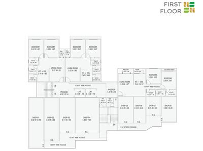 Project Image of 600.63 - 612.47 Sq.ft 2 BHK Apartment for buy in Mangalam Heights