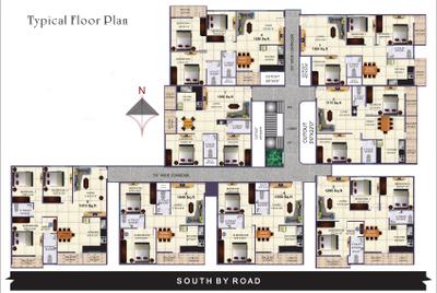 Project Image of 1040.0 - 1410.0 Sq.ft 2 BHK Apartment for buy in MDN Sumukha Shanti
