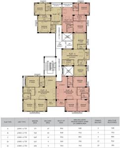Project Image of 553.0 - 890.0 Sq.ft 2 BHK Apartment for buy in Adonis Life