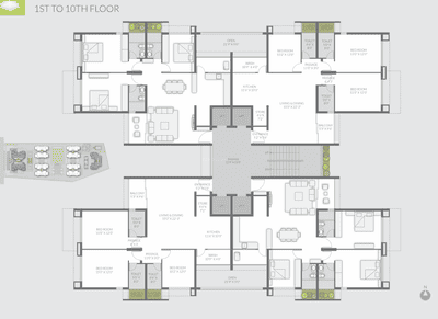 Project Image of 0.0 - 1350.0 Sq.ft 3 BHK Apartment for buy in Pradhyuman Royal Heights