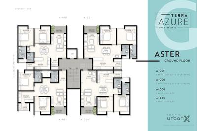 Project Image of 1170.0 - 1353.0 Sq.ft 2 BHK Apartment for buy in Urbanx Terra Azure