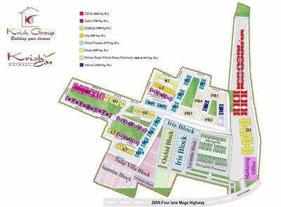 Project Image of 0.0 - 485.0 Sq.ft 1 BHK Apartment for buy in Krish City Heights Block 1