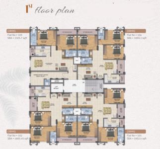 Project Image of 0.0 - 1652.4 Sq.ft 3 BHK Apartment for buy in Panchajanya Enclave