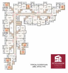 Project Image of 209.9 - 457.25 Sq.ft 1 RK Apartment for buy in Sundaram Complex