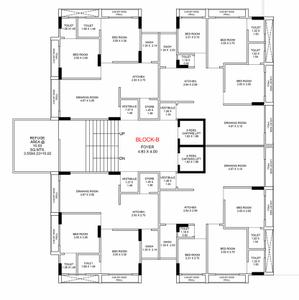 Project Image of 589.75 - 726.89 Sq.ft 2 BHK Apartment for buy in Radhe Vrundavan Lake view