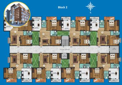 Project Image of 552.0 - 1215.0 Sq.ft 1 BHK Apartment for buy in Paripoorna Shri Aishwaryam Smart City