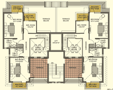 Project Image of 657.0 - 1631.0 Sq.ft 2 BHK Apartment for buy in Parker White Lily Residency