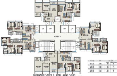Project Image of 589.0 - 1254.0 Sq.ft 2 BHK Apartment for buy in Kanakia Future City C