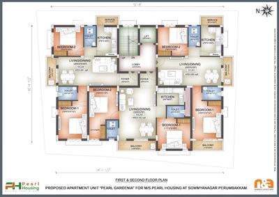 Project Image of 836.0 - 1232.0 Sq.ft 2 BHK Apartment for buy in Pearl Gardenia