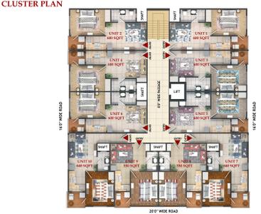 Project Image of 0.0 - 650.0 Sq.ft 1 BHK Builder Floor for buy in RS ABS Heights