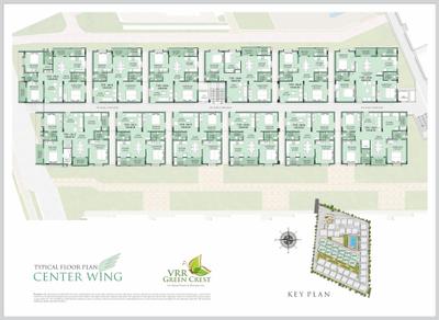 Project Image of 1130.0 - 1630.0 Sq.ft 2 BHK Apartment for buy in VRR Green Crest