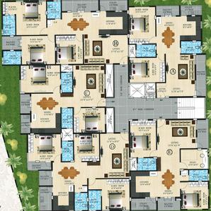 Project Image of 912.0 - 1564.0 Sq.ft 2 BHK Apartment for buy in Shyam Gokul