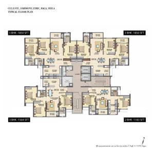 Project Image of 1547 Sq.ft 2 BHK Apartment / Flat for sale in Kudlu Gate for Rs. 24500000
