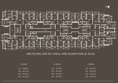 Project Image of 490.0 - 765.0 Sq.ft 1 BHK Apartment for buy in Kasturi Vandana Empire