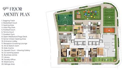 Project Image of 447.89 - 1256.26 Sq.ft 1 BHK Apartment for buy in Hrub Bayline Residences