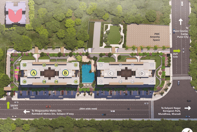 Project Image of 1042.0 - 1190.0 Sq.ft 3 BHK Apartment for buy in Swaraj 54 Flores Drive Phase 1