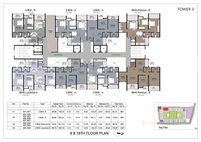 Project Image of 631.42 - 1087.0 Sq.ft 2 BHK Apartment for buy in Kohinoor Central Park Phase 1