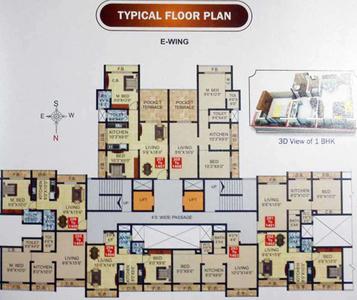 Project Image of 625 Sq.ft 1 BHK Apartment / Flat for sale in Nalasopara East for Rs. 4250000