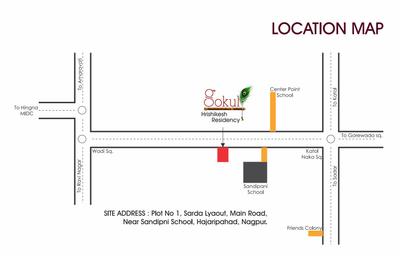 Project Image of 0.0 - 1317.0 Sq.ft 3 BHK Apartment for buy in Gokul Hrishikesh Residency Wing 3