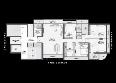 Project Image of 0.0 - 1396.08 Sq.ft 4 BHK Apartment for buy in Progressive Era