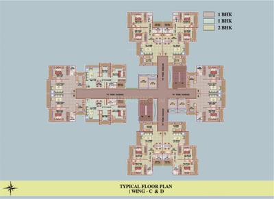 Project Image of 669 Sq.ft 1 BHK Apartment / Flat for sale in Palava Phase 1 for Rs. 4000000