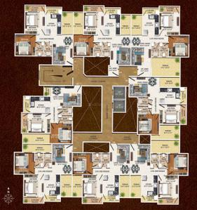 Project Image of 499.77 - 561.23 Sq.ft 1 BHK Apartment for buy in Siddhivinayak Monarch Residency