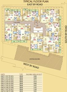 Project Image of 1000.0 - 1445.0 Sq.ft 2 BHK Apartment for buy in Sri Sai Royal Residency