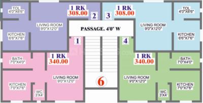 Project Image of 351.0 - 722.0 Sq.ft 1 RK Apartment for buy in High Life Complex