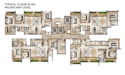 Project Image of 1620.95 - 1869.57 Sq.ft 3 BHK Apartment for buy in VBHC Aurora