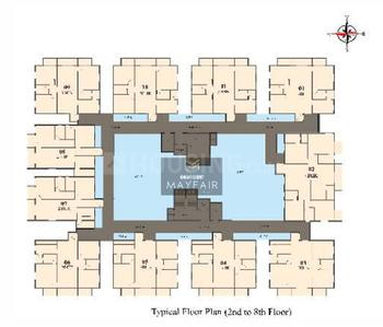 Project Image of 766.93 - 965.63 Sq.ft 2 BHK Apartment for buy in Confident Mayfair