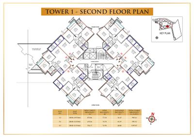 Project Image of 613.0 - 1212.22 Sq.ft 2 BHK Apartment for buy in Pride Purple Park Titan