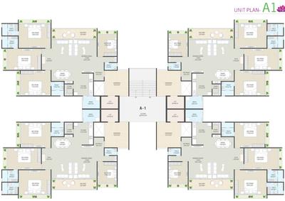 Project Image of 0.0 - 1966.03 Sq.ft 4 BHK Apartment for buy in Radhe Kalhar Greens