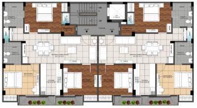 Project Image of 990.0 - 1296.0 Sq.ft 3 BHK Builder Floor for buy in Tez Shree Jee Apartment