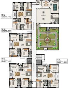 Project Image of 1590.0 - 1665.0 Sq.ft 3 BHK Apartment for buy in Vibrant Ishana