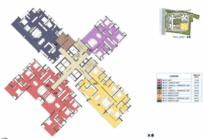 Project Image of 1750.0 - 2861.0 Sq.ft 3 BHK Apartment for buy in Prestige Ocean Pearl