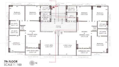 Project Image of 0.0 - 850.89 Sq.ft 3 BHK Apartment for buy in Raviratna Heights