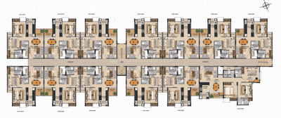 Project Image of 972.0 - 1611.57 Sq.ft 2 BHK Apartment for buy in Casagrand Supremus