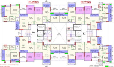 Project Image of 656.0 - 995.0 Sq.ft 1 BHK Apartment for buy in Unnati Gagan Cefiro