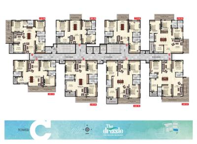 Project Image of 1585.0 - 3210.0 Sq.ft 3 BHK Apartment for buy in Ananda The Drizzle