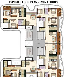 Project Image of 952.0 - 1211.0 Sq.ft 2 BHK Apartment for buy in Vastusankalp Punyodaya Skylounge