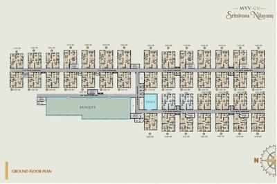 Project Image of 1125.0 - 1690.0 Sq.ft 2 BHK Apartment for buy in MVV And MK GV Srinivasa Nilayam