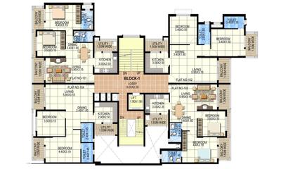 Project Image of 1194.0 - 1217.07 Sq.ft 2 BHK Apartment for buy in Kurtarkar Landmark