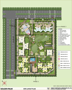 Project Image of 961.0 - 1529.0 Sq.ft 3 BHK Apartment for buy in Nimbus The Golden Palms Tower A B L M N