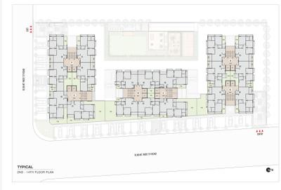 Project Image of 676.51 - 838.18 Sq.ft 2 BHK Apartment for buy in Sun Parkwest