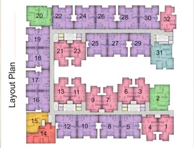 Project Image of 1388.0 - 2261.0 Sq.ft 2 BHK Apartment for buy in Lewis Glorious